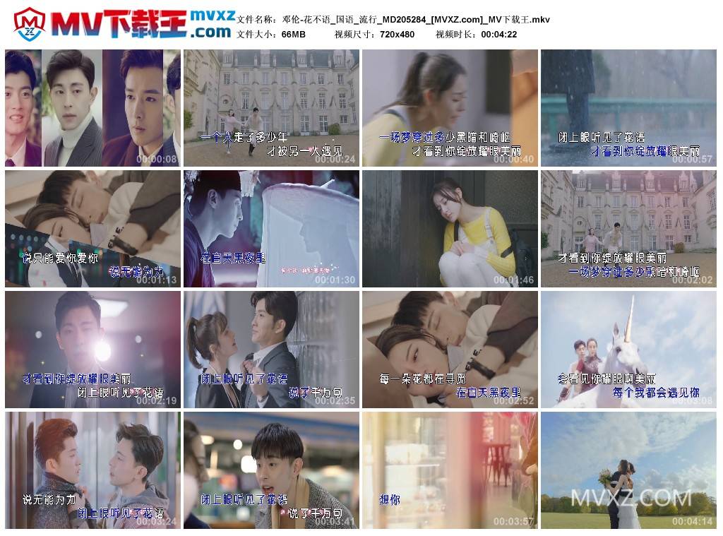 邓伦-花不语_国语_流行_MD205284